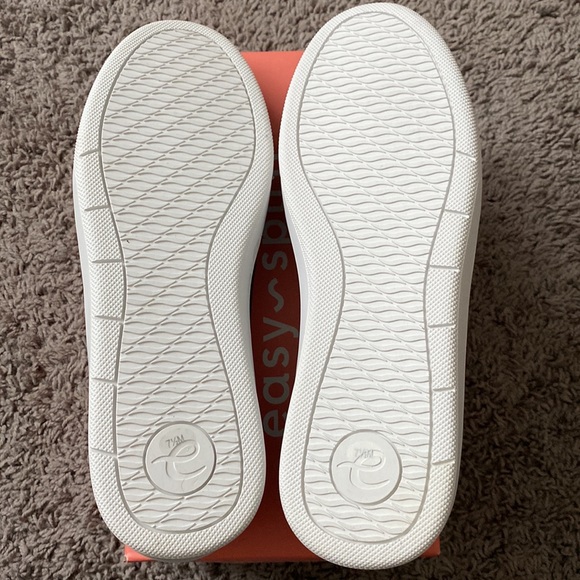 Easy Spirit Board Dark Blue Slip On Leather Loafer Flats - Picture 15 of 16